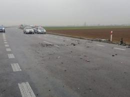Wypadek w powiecie brzeskim. Nie udało się uratować 73-letniego kierowcy