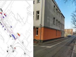 Ulica Sienkiewicza będzie jednokierunkowa na odcinku od Nysy Łużyckiej do Sądowej. Autobusy będą się zatrzymywały na pasie prowadzącym wzdłuż muru aresztu. Stanowska będą służyły do wsiadania i wysiadania z autobusów