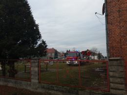 Ewakuacja przedszkola w powiecie kluczborskim