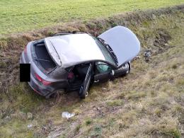 Utrudnienia na DW 414 po zderzeniu pojazdów