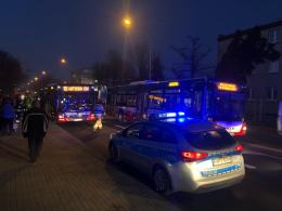 Zderzenie Opla i dwóch autobusów MZK w Opolu