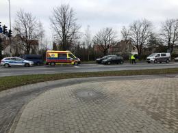 Samochód Straży Miejskiej zderzył się z Punto. Jedna osoba w szpitalu