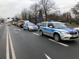 Samochód Straży Miejskiej zderzył się z Punto. Jedna osoba w szpitalu