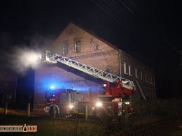 Pożar kanapy w domu wielorodzinnym w Kuniowie