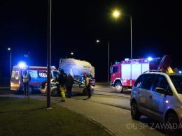 Dachowanie w Zawadzie, Kia wylądowała w polu