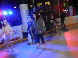 Rytmy Disco zagościły na lodowisku przy Stawku Zamkowym