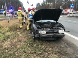 Nie działa sygnalizacja świetlna na obwodnicy miasta. Doszło do zderzenia pojazdów