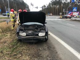 Nie działa sygnalizacja świetlna na obwodnicy miasta. Doszło do zderzenia pojazdów