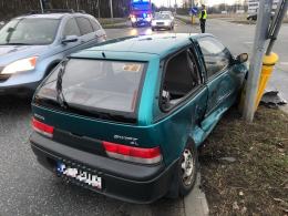 Nie działa sygnalizacja świetlna na obwodnicy miasta. Doszło do zderzenia pojazdów
