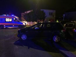 Zderzenie dwóch osobówek w Winowie. Jedna osoba ranna