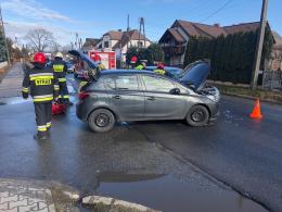 Wypadek w Tarnowie Opolskim. 2 osoby zostały ranne