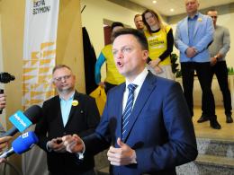 Szymon Hołownia otworzył swoje biuro w Opolu