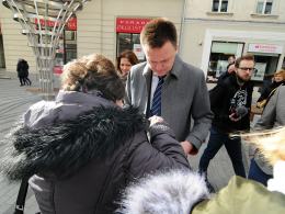 Szymon Hołownia otworzył swoje biuro w Opolu