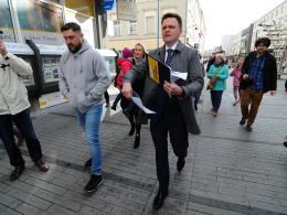 Szymon Hołownia otworzył swoje biuro w Opolu