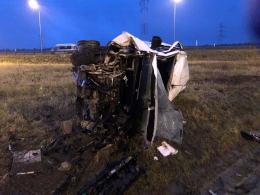 Auto dostawcze wypadło z trasy na 244 km A4