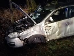 Niebezpieczne zdarzenie na trasie Zdzieszowice - Góra Św. Anny. Jedna osoba ranna