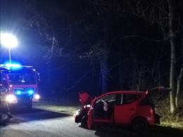 Niebezpieczne zdarzenie na trasie Zdzieszowice - Góra Św. Anny. Jedna osoba ranna