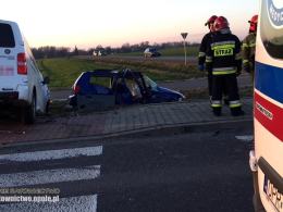 Śmiertelny wypadek pod Prudnikiem. Zablokowana droga nr 414 pomiędzy Białą a Krobuszem 