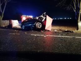 Śmiertelny wypadek w Suchej. Zginął 23-letni kierowca