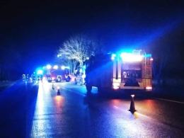 Śmiertelny wypadek w Suchej. Zginął 23-letni kierowca