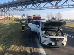 3 samochody zderzyły się pod taśmociągiem w Źlinicach 