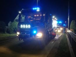 Pożar budynku jednorodzinnego w Opolu. Jedna osoba w szpitalu