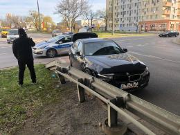 Nieuwaga kierowcy przyczyną porannej kolizji na rondzie w Opolu