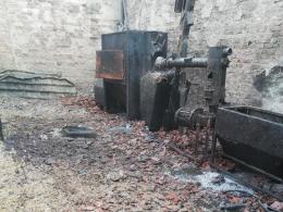 Akcja gaśnicza w Boguszycach. Płonął budynek gospodarczy