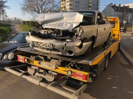 Rajd pijanego Somalijczyka na ulicy Bończyka w Opolu