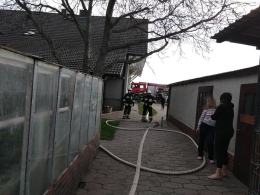 Pożar kotłowni w powiecie krapkowickim