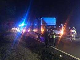 Potrącenie pieszej na trasie Zawadzkie - Kolonowskie