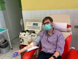 W Opolu pobrano osocze od pierwszego krwiodawcy - ozdrowieńca