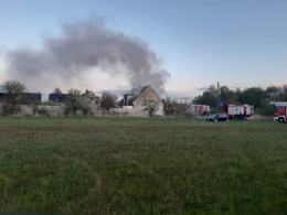 Pożar w domu jednorodzinnym w Antoniowie. Jedna osoba w szpitalu