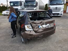 Kolizja 3 pojazdów w Byczynie. Jedna osoba w szpitalu