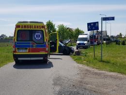 Dobrzeń Wielki: Kobieta wjechała w latarnię