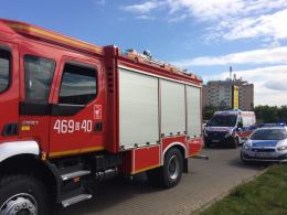 8 zastępów straży walczyło z pożarem mieszkania w Nysie
