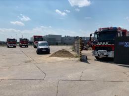 Straż i grupa chemiczna znów w Skarbimierzu. Specjaliści zbadają znalezione chemikalia