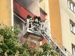 Pożar mieszkania na ulicy Rybackiej w Opolu