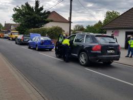 Zderzenie 3 pojazdów na ulicy Krzanowickiej. Jedna osoba w szpitalu