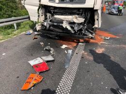 Wypadek na autostradzie A4