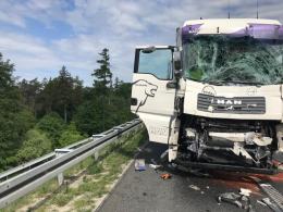 Wypadek na autostradzie A4