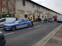 Zderzenie trzech aut na ulicy Partyzanckiej w Opolu