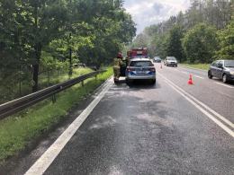Ulewne deszcze i burze nad Opolszczyzną. Niebezpiecznie na drogach