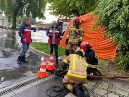 Ulewne deszcze i burze nad Opolszczyzną. Niebezpiecznie na drogach