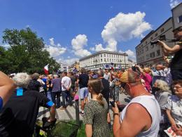 Rafał Trzaskowski odwiedził Opolszczyznę. Tłumy Opolan na Placu Wolności