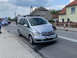 Kolizja samochodu Służby Ochrony Państwa pod opolskim Folwarkiem