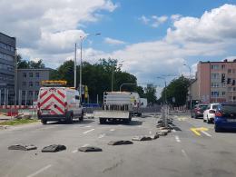 Zmiany na skrzyżowaniu ulic Oleskiej, Boh. Monte Casino i Batalionów Chłopskich