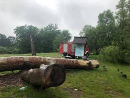 Wypadek na Małej Panwi w gminie Kolonowskie. Dwie osoby wypadły z kajaka