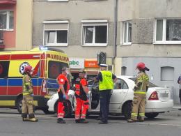 Kolizja pojazdów na ulicy Sienkiewicza w Opolu. Utrudnienia w centrum