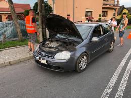Trzy auta zderzyły się w Przysieczy